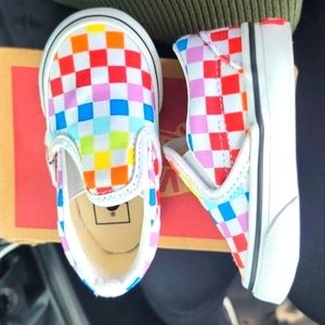 Rainbow VANS 4.5 in toddler